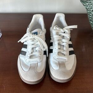 Adidas Classic White and Black Sambas